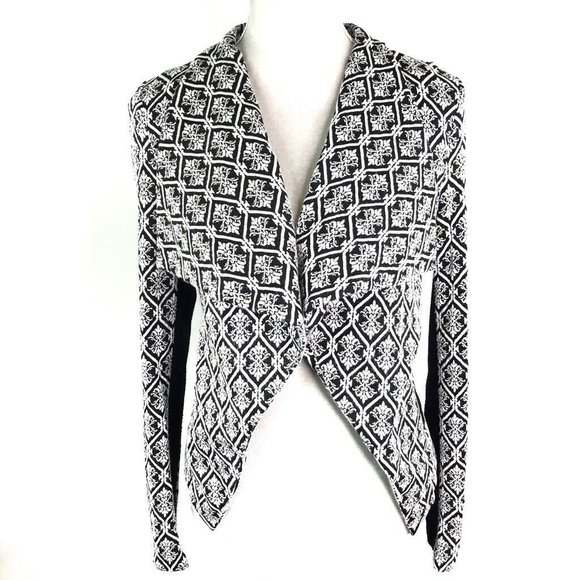 41Hawthorn Geometric Stretch Open Front Jacket - Picture 1 of 9